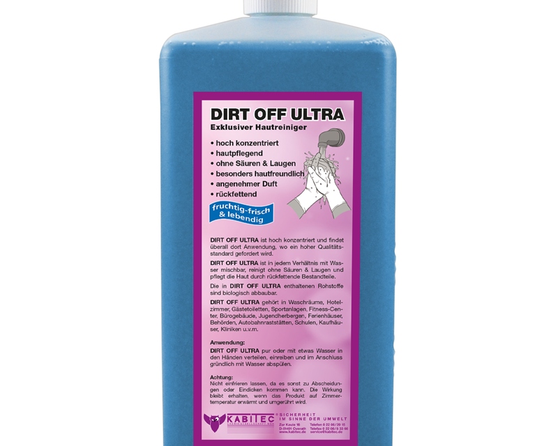 DIRT OFF ULTRA blau