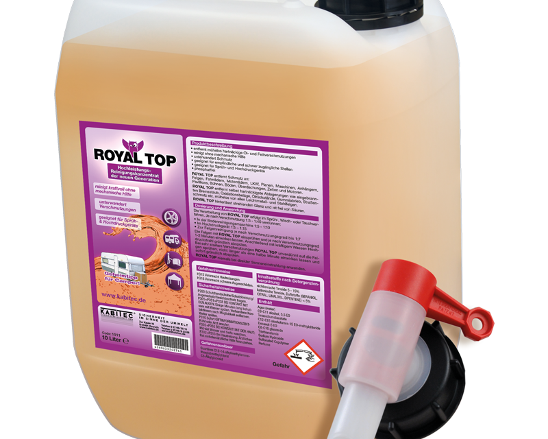 ROYAL TOP 10 Liter Kanister inkl. gratis Fasshahn