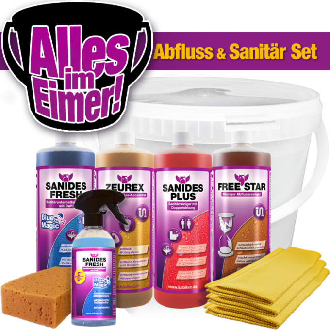 Eimer_E003# Alles im Eimer Abfluss und Sanitär Set
