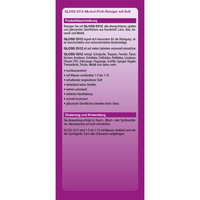 Alkohol-Profi-Reiniger