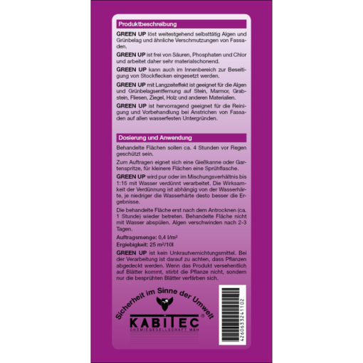 Fassadenreiniger & Grünbelagentferner