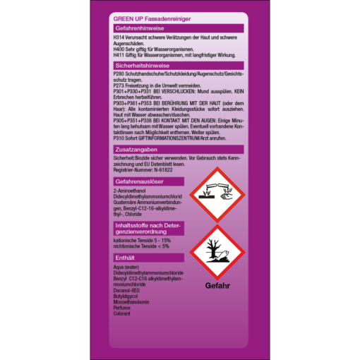 Fassadenreiniger & Grünbelagentferner