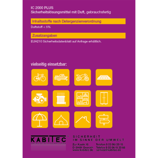 Sicherheitslösungsmittel mit Citrusduft