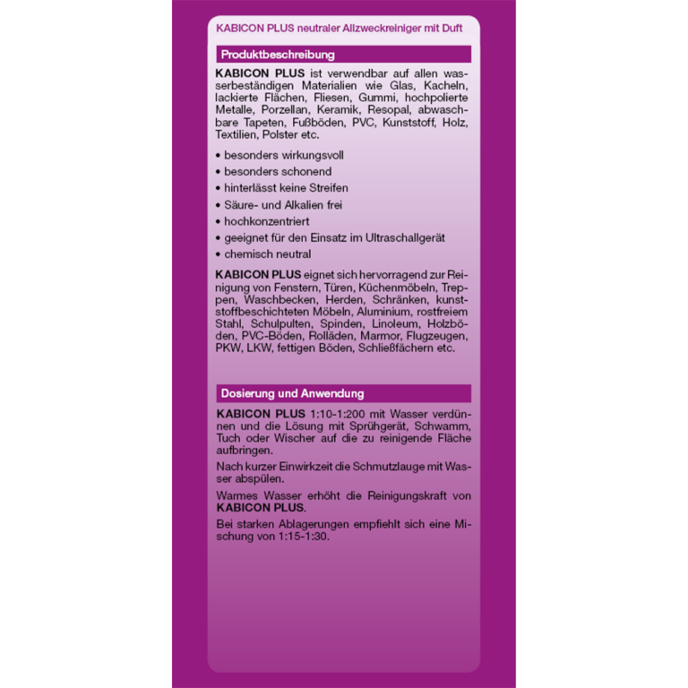 Allzweckreiniger,chemisch neutral