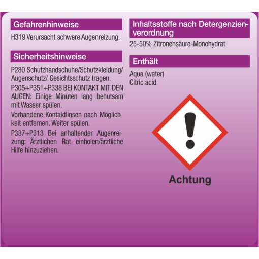 LIMEX ULTRA beseitigt Kalk & anorganische Ablagerungen