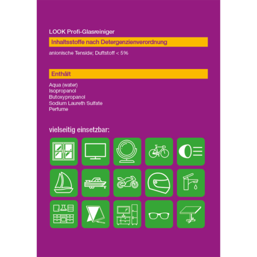 LOOK Profi-Glasreiniger gebrauchsfertig