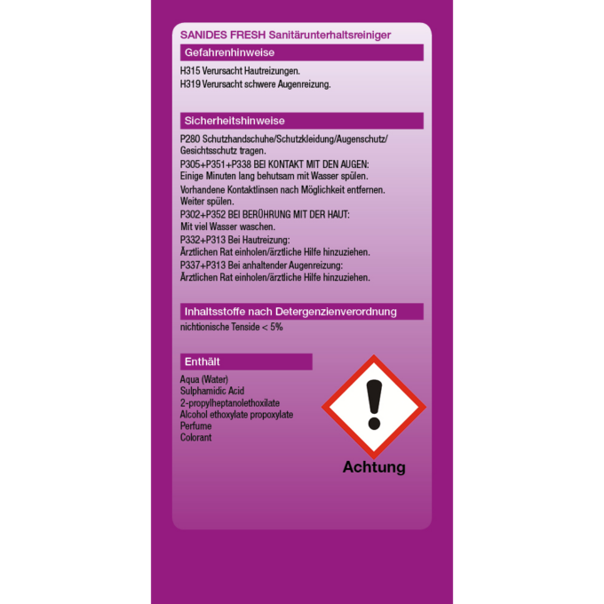 SANIDES FRESH Blue Magic-SiHis 1000x1000 SANIDES FRESH Blue Magic Sanitärunterhaltsreiniger