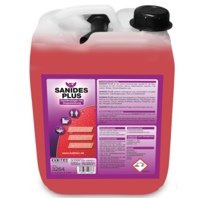 SANIDES PLUS Sanitärreiniger mit Doppelwirkung Badreiniger 5 Liter Kanister