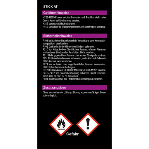 STICK AT SiHis STICK AT Hochleistungs-Haftschmiermittel