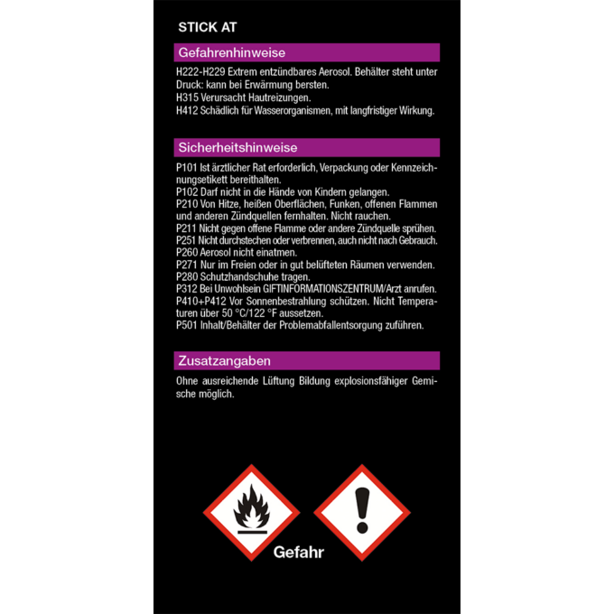 STICK AT Hochleistungs-Haftschmiermittel