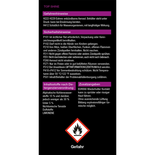 Edelstahl-Schnellpolitur-Spray