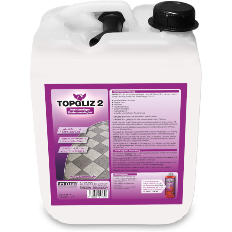 TOPGLIZ 2 Bodenversiegler 5 Liter Kanister TOPGLIZ 2 Bodenversiegler 5 Liter Kanister