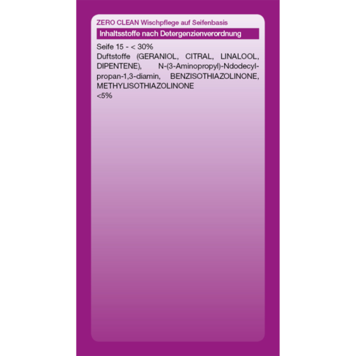 Wischpflegemittel auf Seifenbasis