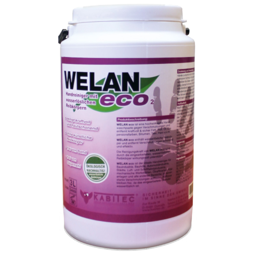 WELAN eco₂ 3 Liter Handreiniger mit natürlichen Reibkörpern Handwaschpaste WELAN eco₂ 3 Liter Handreiniger mit natürlichen Reibkörpern Handwaschpaste