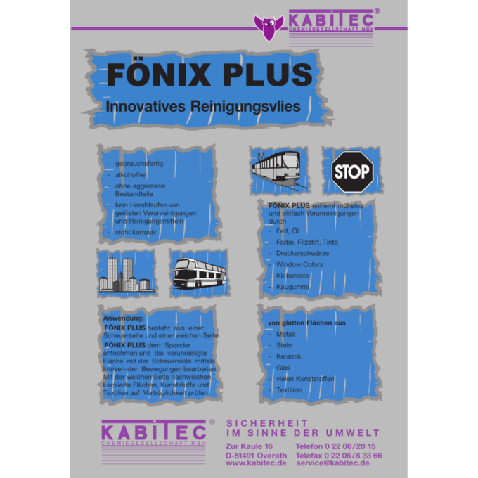 FÖNIX PLUS Innovatives Reinigungsvlies