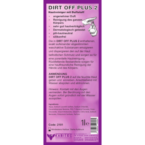 Dirt-off-plus-2-1l-Anwendung DIRT OFF PLUS 2 Anwendung